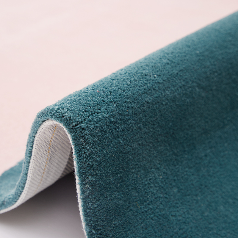 【懒猫家居】粉色撞色几何个性ins公主手工羊毛客厅地毯私人定制